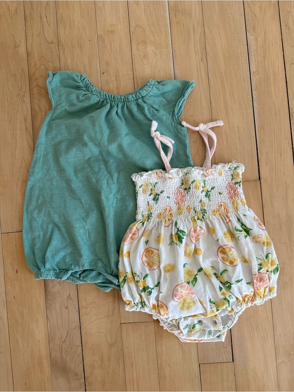 Set of Two Burt’s Bees Baby Outfits